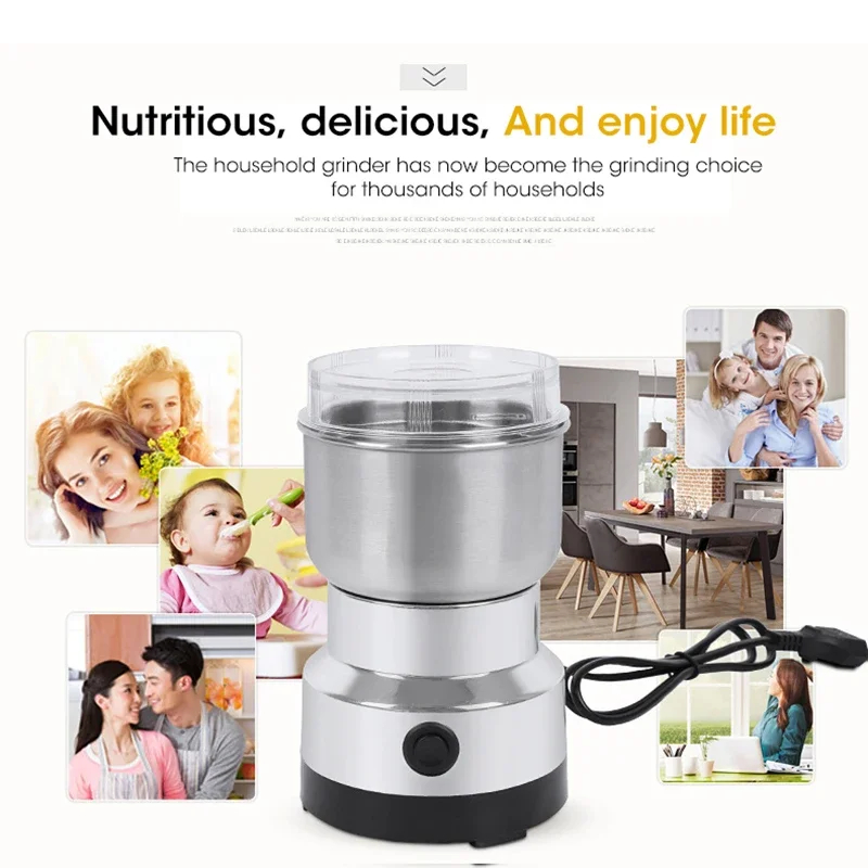 Baby Food Grinder - Mini Electric Grinder Household 300ml Ultrafine