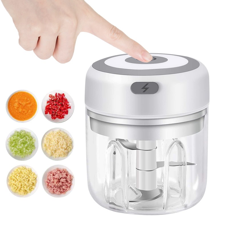 Baby Food Grinder - 250ML Electric Garlic Grinder Household Multifunctional