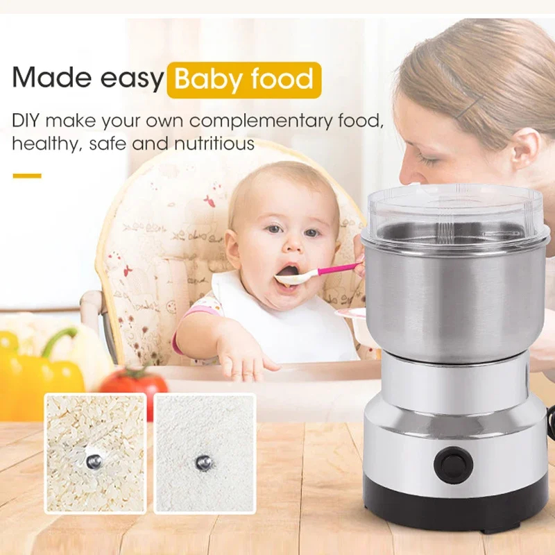 Mini Electric Grinder Househol - Baby Food Grinder recension och pris