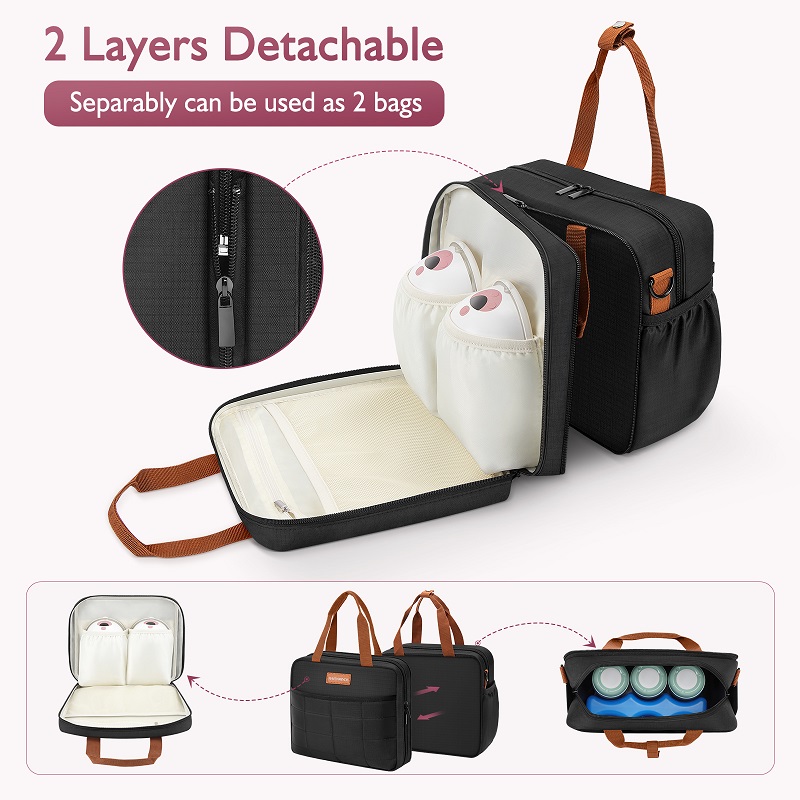 Detachable Breast Pump Bag wit - Baby Food Pouches recension och pris