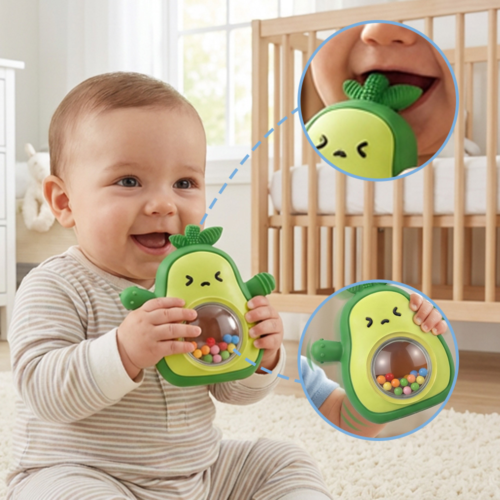 Avocado Baby Teether Food Grad - Baby Food Bites recension och pris