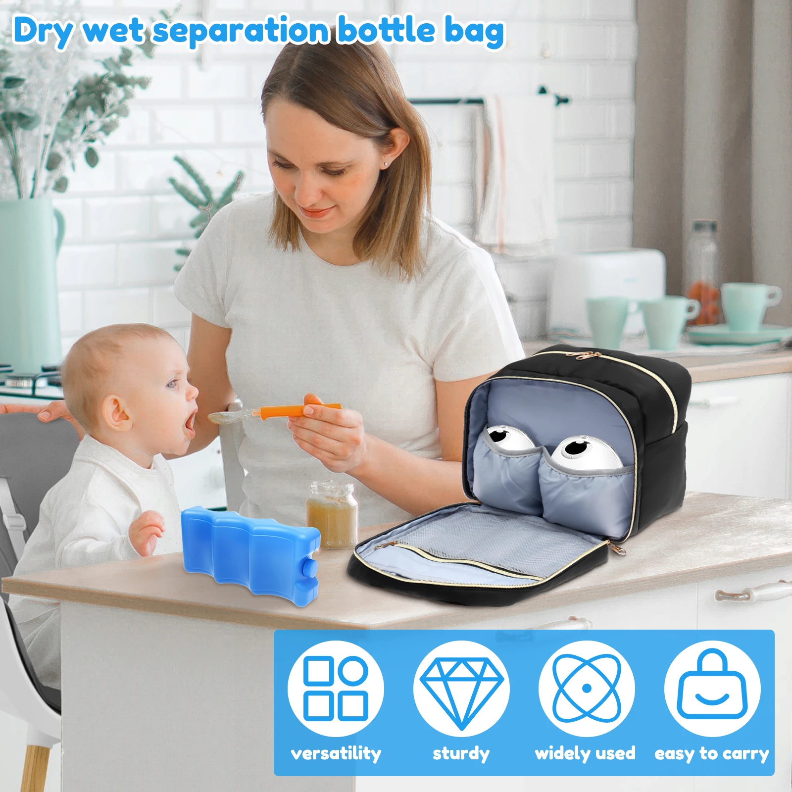 Breast Pump Storage Bag with I - Baby Food Pouches recension och pris