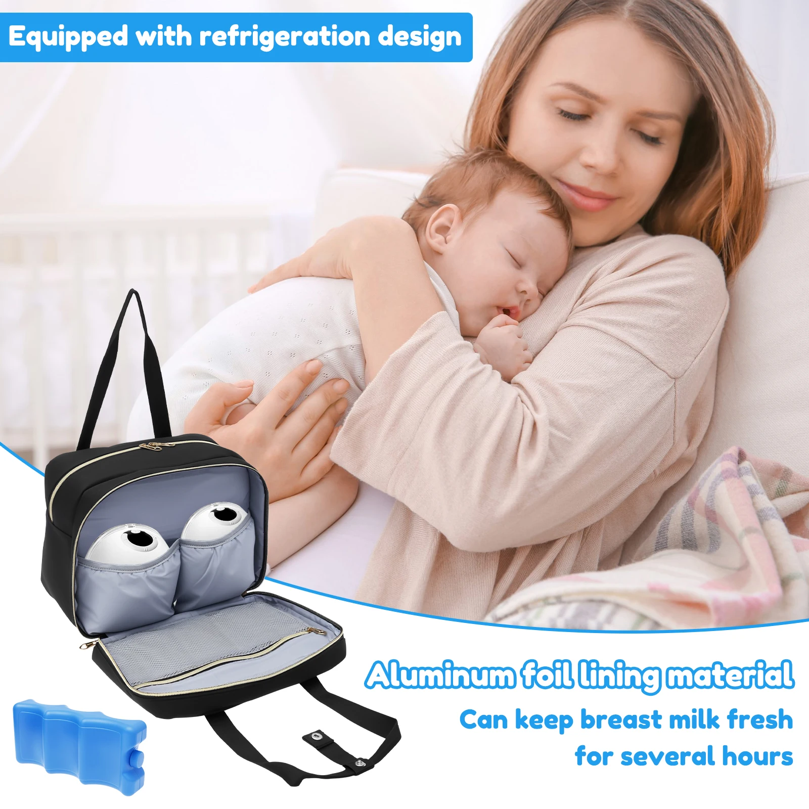 Breast Pump Storage Bag with I - Baby Food Pouches recension och pris