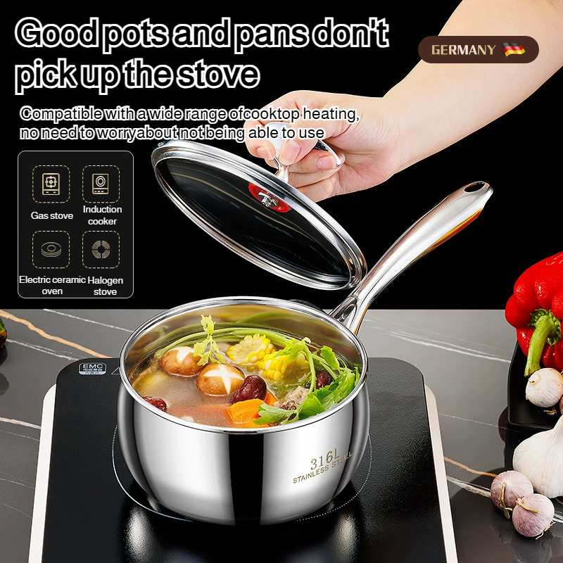 Stainless Steel Small Soup Pot - Baby Food Instant recension och pris