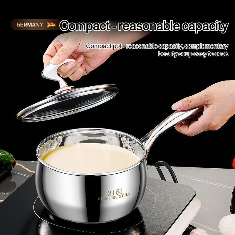 Stainless Steel Small Soup Pot - Baby Food Instant recension och pris