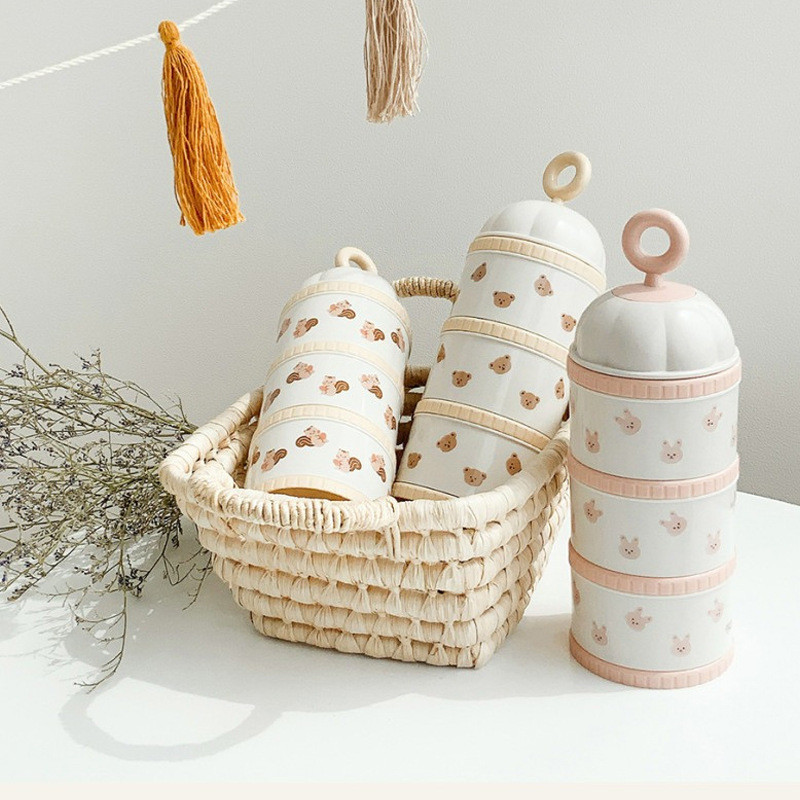 Cute Bear Milk Powder Box Baby - Baby Food Pouches recension och pris