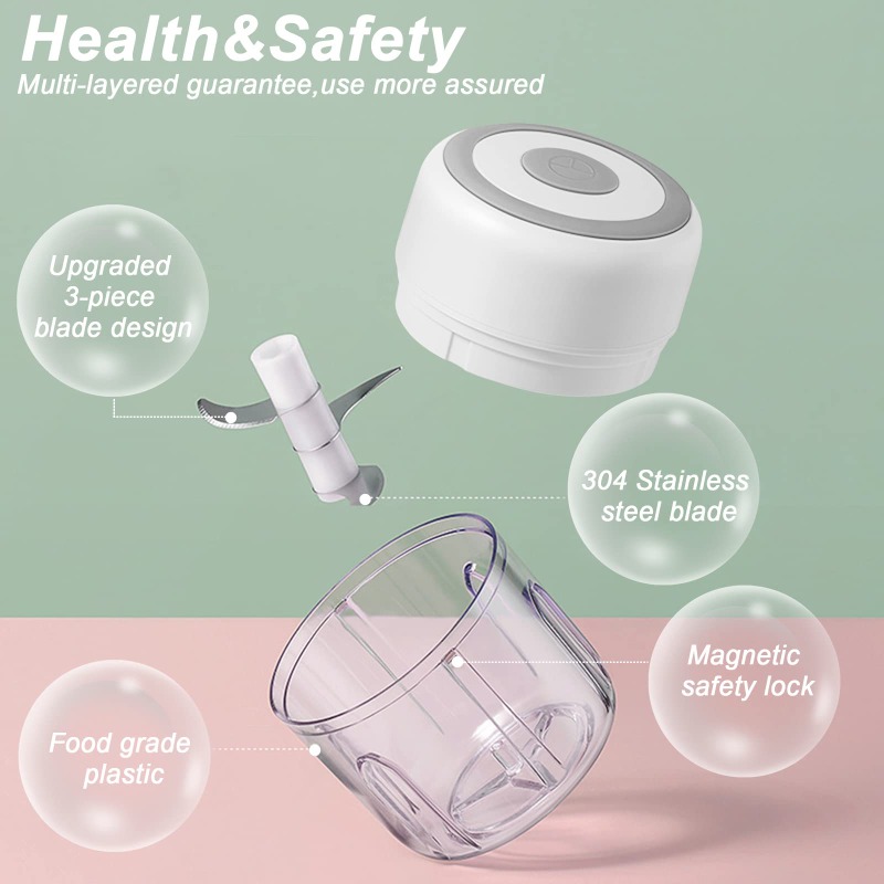 250ML Electric Garlic Grinder  - Baby Food Grinder recension och pris