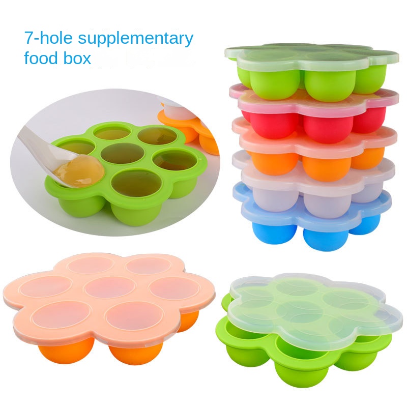 7 Holes Reusable Silicone Baby - Baby Food Bites recension och pris