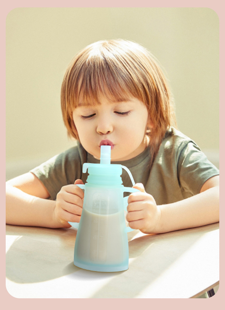 New Reusable Silicone Breast M - Baby Food Pouches recension och pris