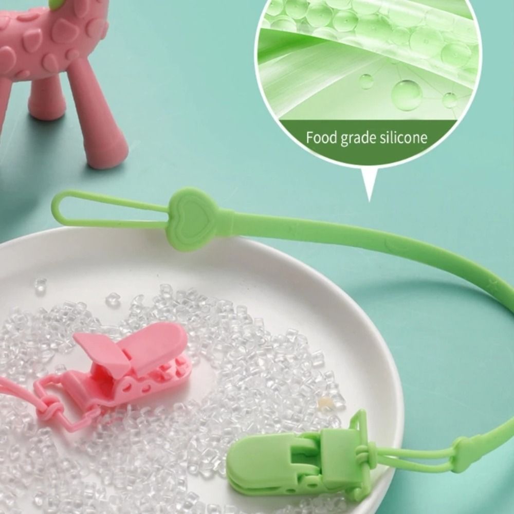 Silicone Pacifier Holder Clip  - Baby Food Pacifier recension och pris