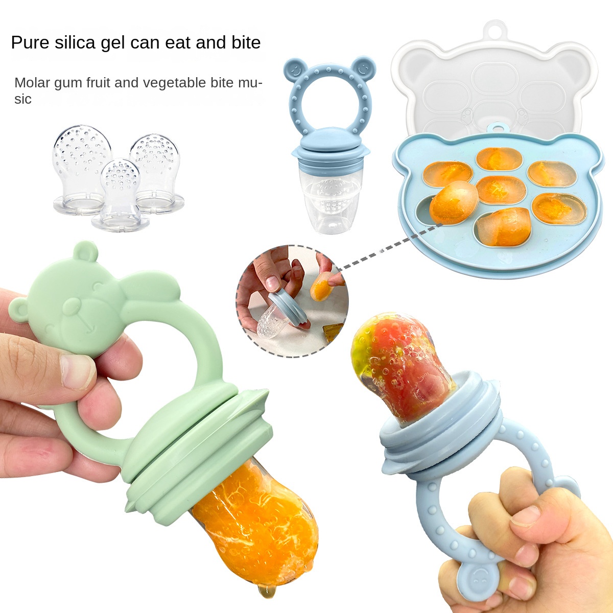 Food Grade Silicone Baby Teeth - Baby Food Bites recension och pris
