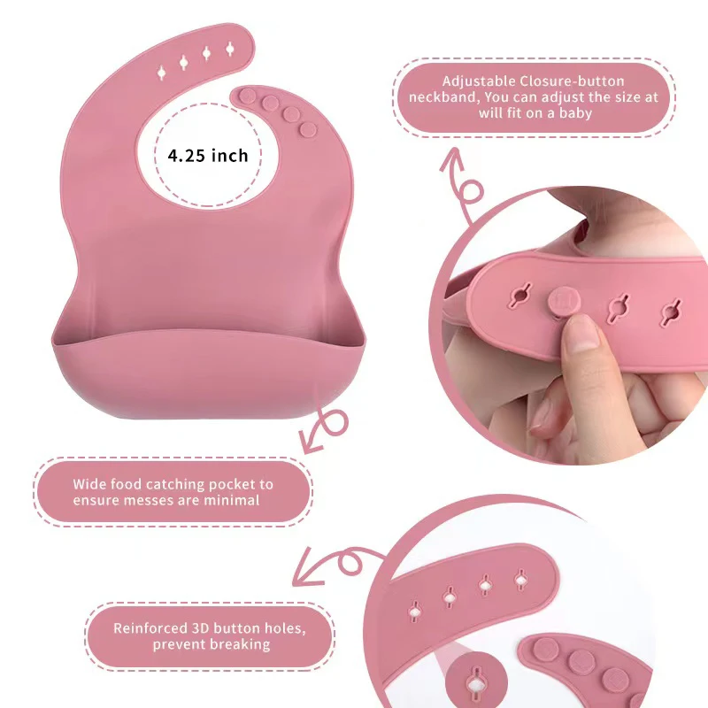 6 PCS Baby Meal Set Silicone S - Baby Food Pouches recension och pris